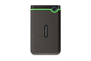 Transcend StoreJet 25M3C disque dur externe 4000 Go Noir, Vert