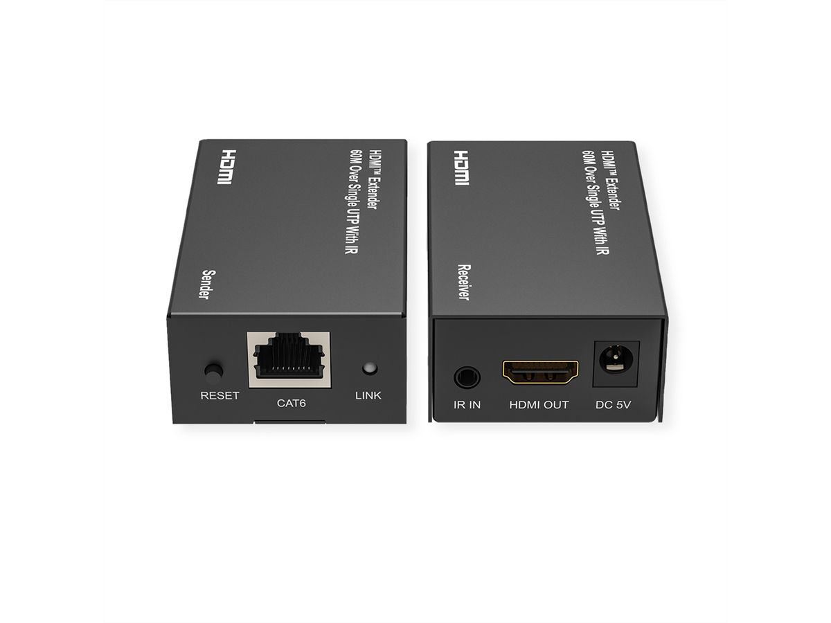 VALUE Prolongateur HDMI via câble réseau, 60m