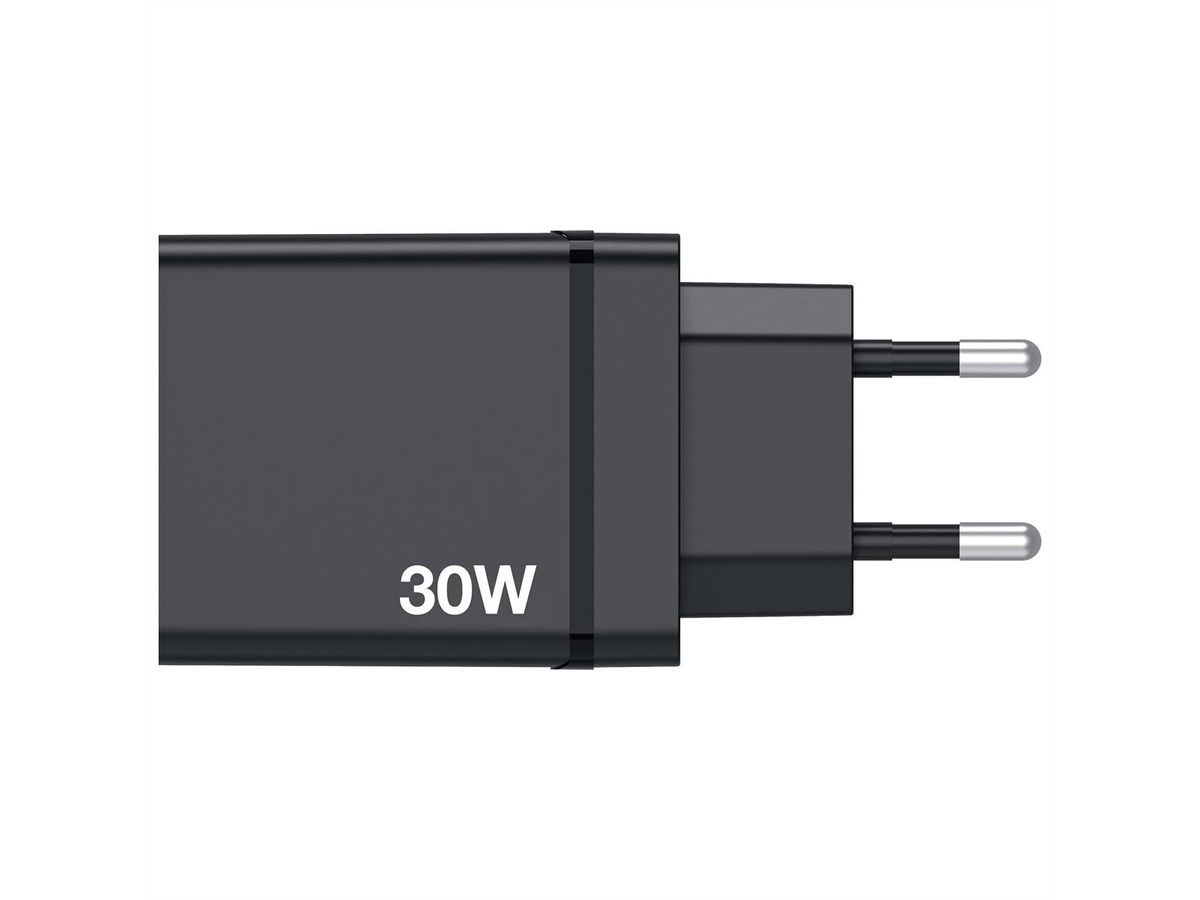 VERBATIM Chargeur USB mural 4 ports 30 W noir