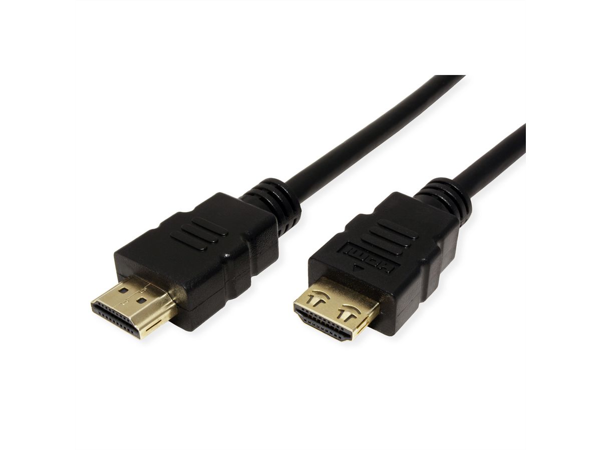 VALUE Câble HDMI Ultra HD avec Ethernet, 4K, M/M, noir, 2 m