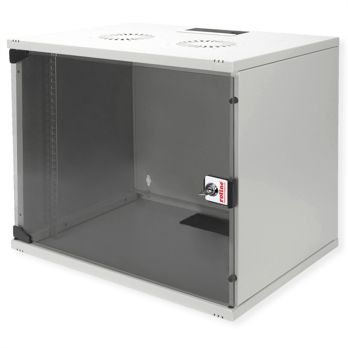 ROLINE 19" Boîtier mural Basic 7U, 540x400 LxP gris, EN KIT