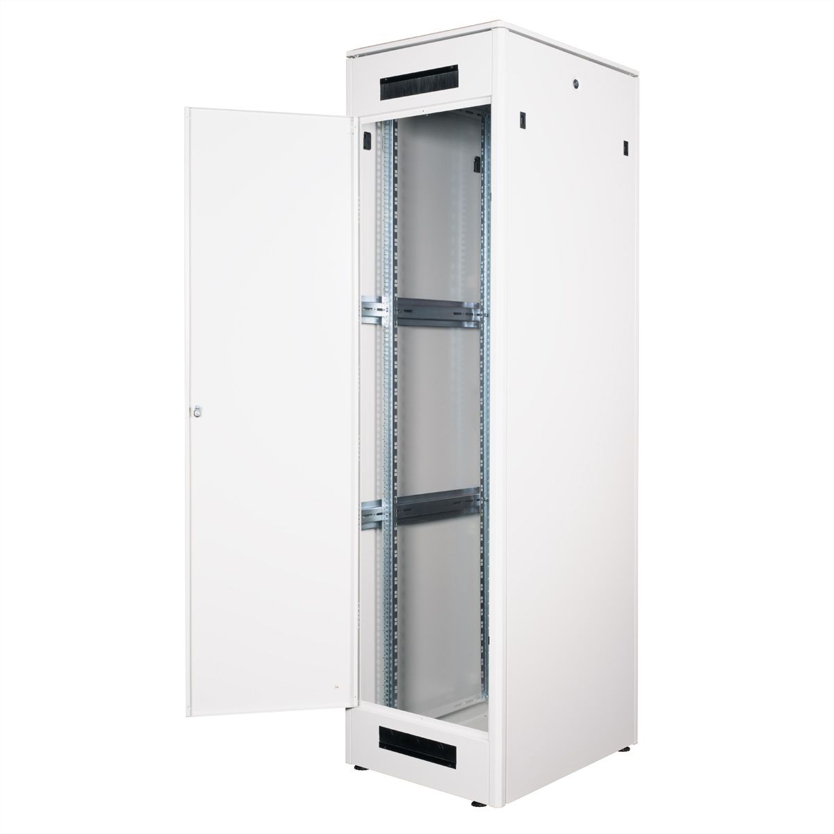 ROLINE 19" Baie réseau Pro 47U, 600x800 LxP Porte verre gris