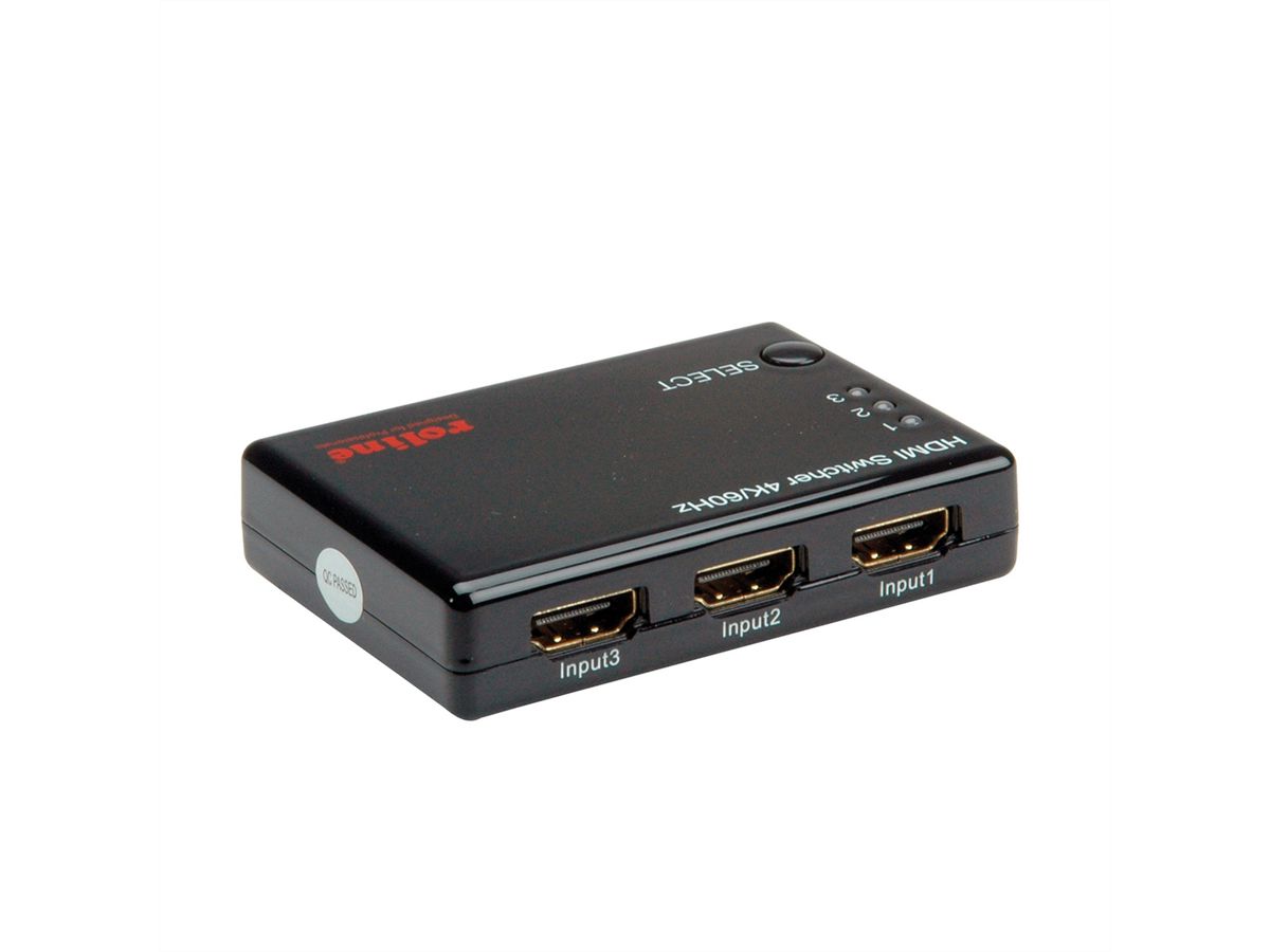 ROLINE Switch HDMI 4K 3 ports