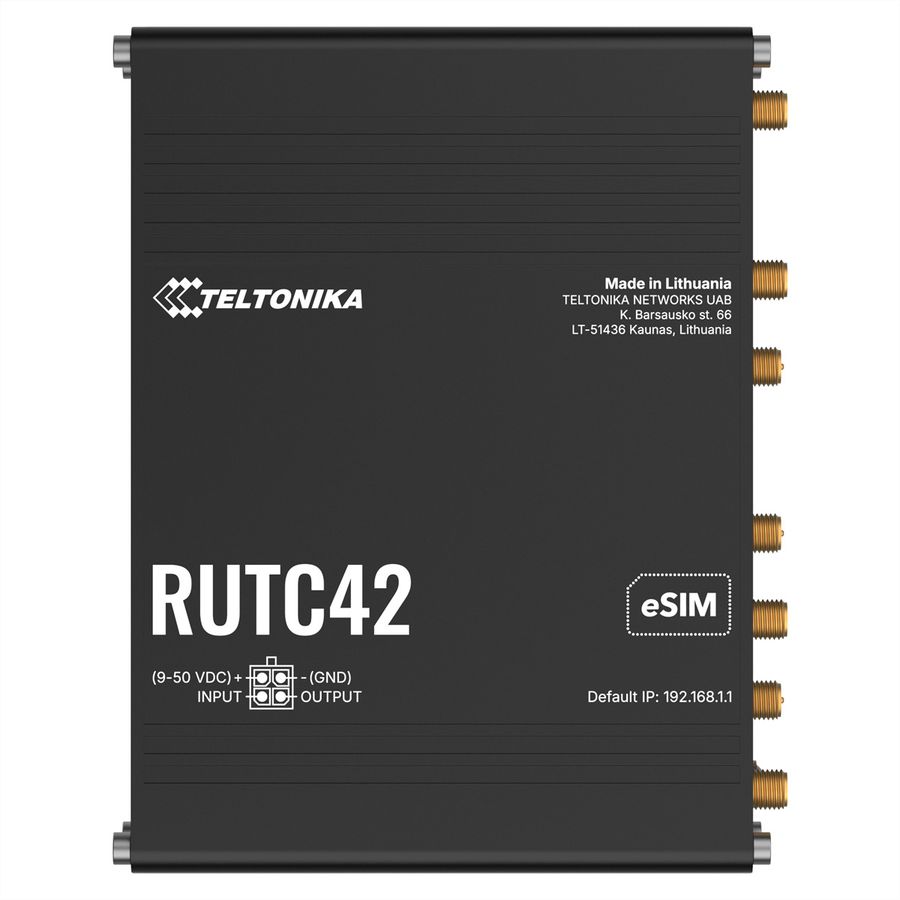 TELTONIKA RUTC42 Routeur LTE à double eSIM