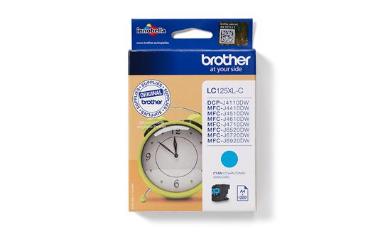 Brother LC125XLC cartouche d'encre 1 pièce(s) Original Cyan