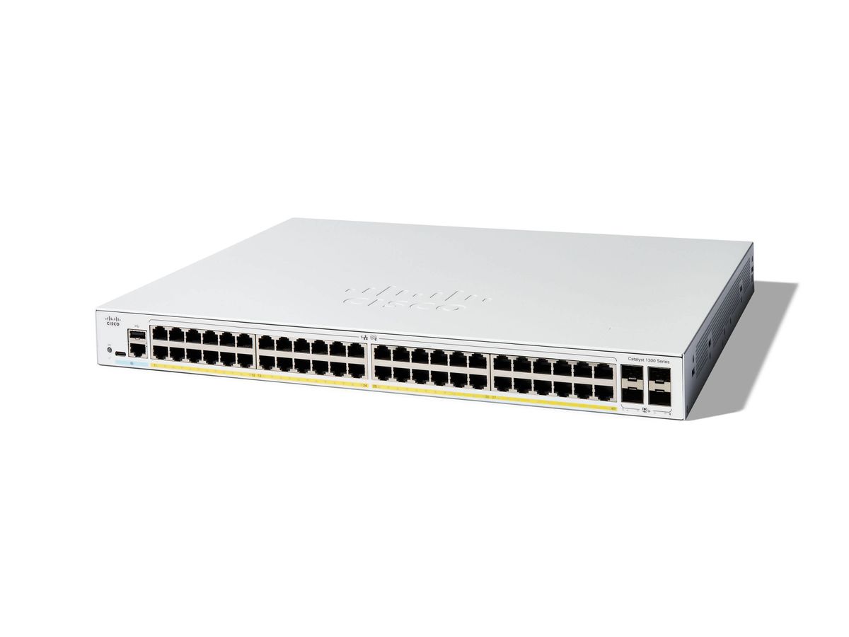 Cisco C1300-48P-4X commutateur réseau Géré L2/L3 Gigabit Ethernet (10/100/1000) Blanc
