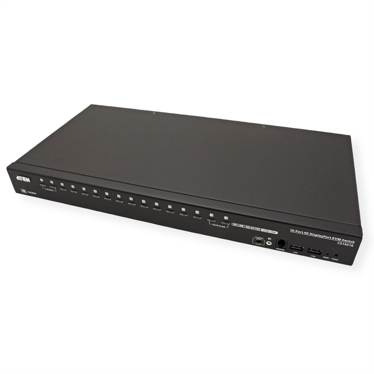 ATEN CS19216 Commutateur KVM DisplayPort 4K 16 ports USB 3.0