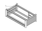 Kit de finition PropacPRO SCHROFF, face arrière, pour blindage CEM, 4 U