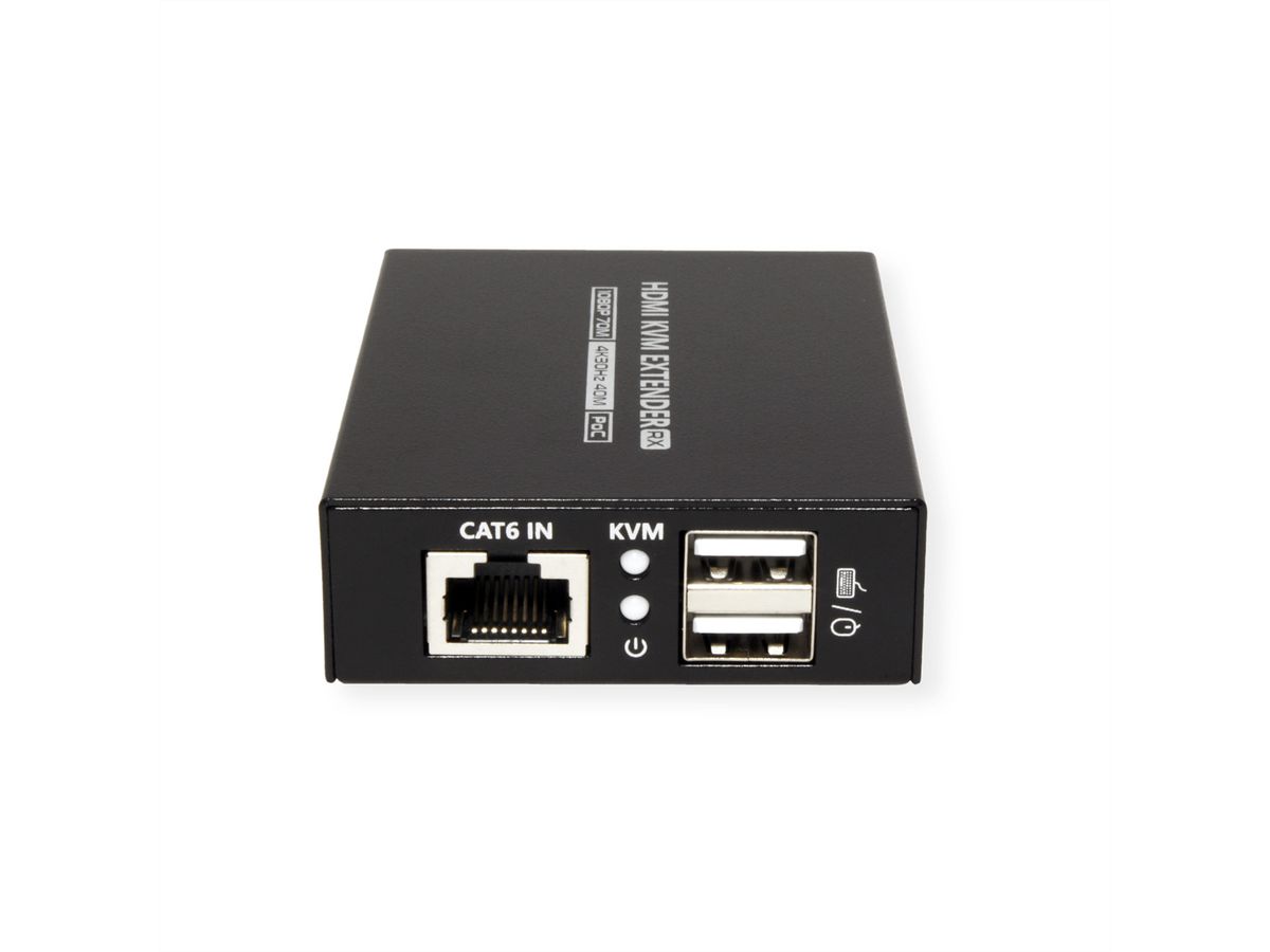 VALUE Prolongateur KVM via Cat.6/6A, HDMI4K30, max. 40m
