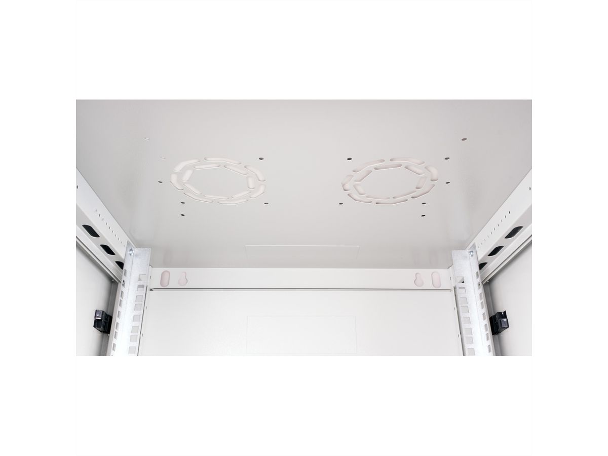 ROLINE 19" Boîtier mural Basic Plus 6U, 600x600 LxP gris