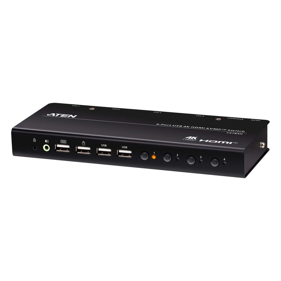 ATEN CS784H Commutateur KVMP 4K HDMI 4 ports USB