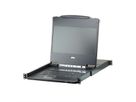 ATEN CL6708MW Commutateur LCD KVM, USB-DVI  8 ports, FR-Layout