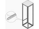 Rail support de câbles Varistar SCHROFF pour profondeur d'armoire, RAL 7021, 1200D
