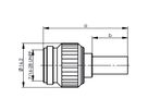 TELEGÄRTNER Connecteur à sertir TNC 50 ohms pour RG-316/U