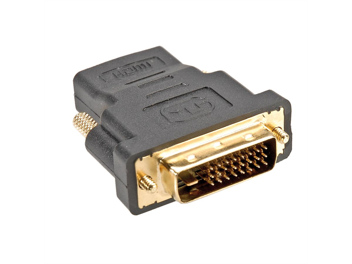 ROLINE Adaptateur HDMI-DVI, HDMI F - DVI-D M