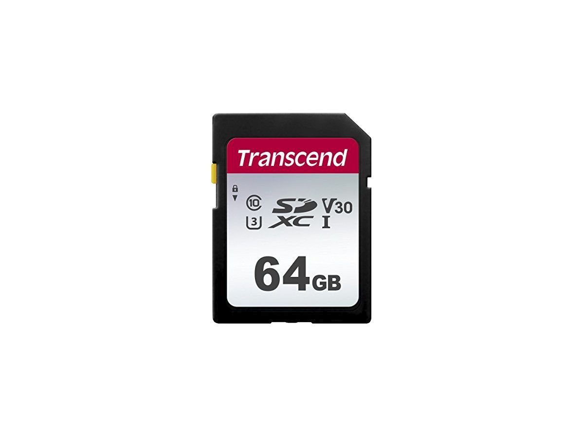 Transcend TS64GSDC300S mémoire flash 64 Go SDXC Classe 10 NAND