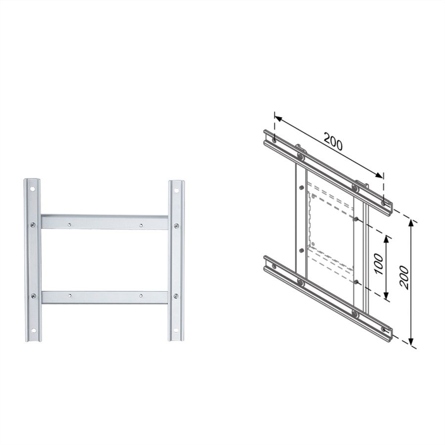 ROLINE Adaptateur VESA 100x100-100x200/200x200