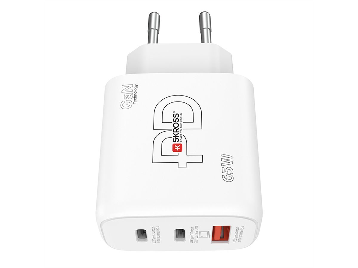 SKROSS Chargeur secteur 65 W PD EU