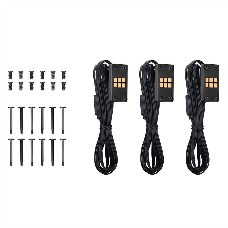 Thermaltake SWAFAN 120 EX INFINITY ARGB Sync Pack de 3 ventilateurs, noir