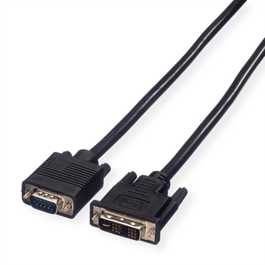 VALUE Câble DVI, DVI (18+5) M-VGA M, 2 m