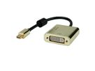 ROLINE GOLD 4K Adaptateur Mini DisplayPort-DVI, MiniDP M - DVI F