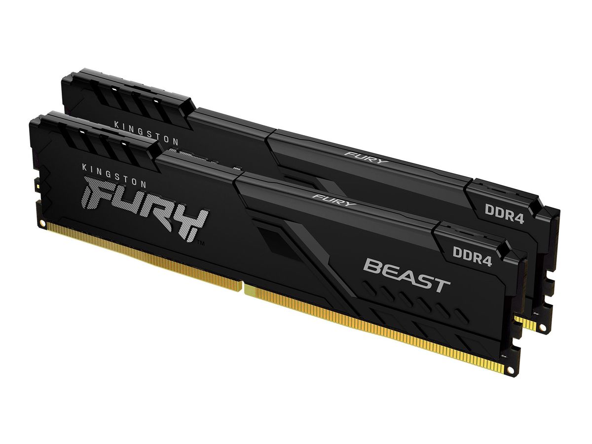 Kingston Technology FURY 64Go 3600MT/s DDR4 CL18 DIMM (Kit de 2) Beast Black