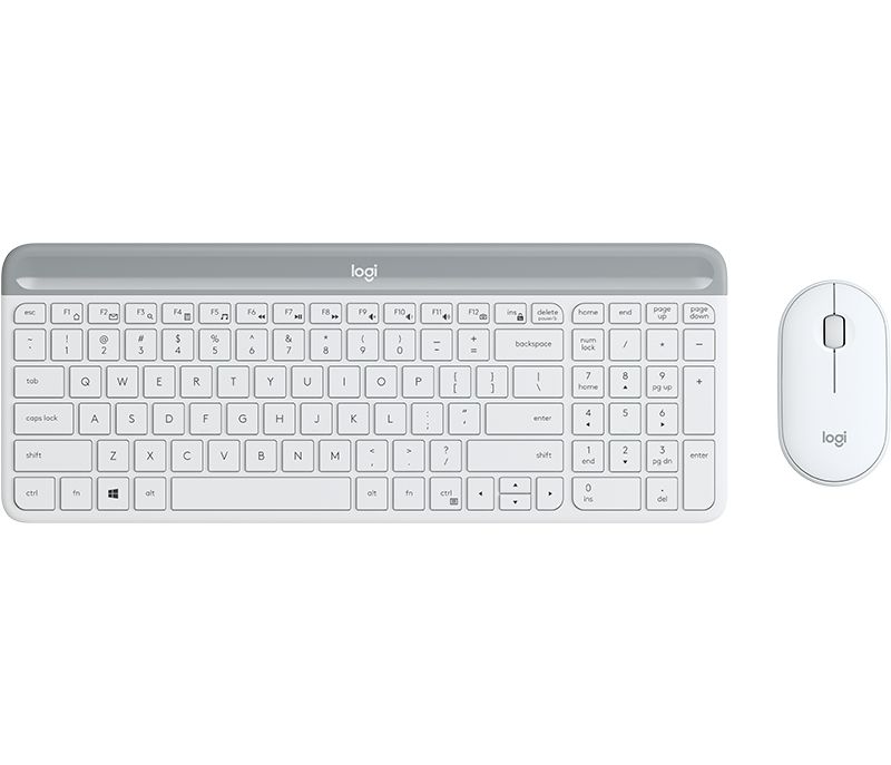 Logitech MK470 clavier Souris incluse Bureau RF sans fil AZERTY Français Blanc