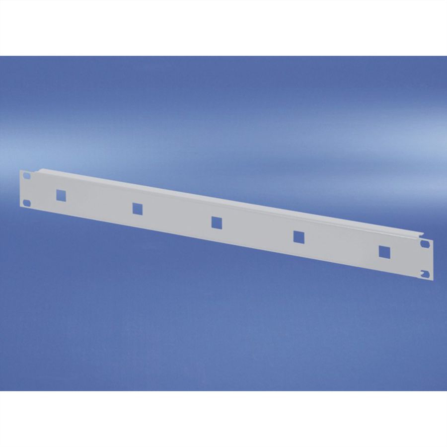 SCHROFF 19" Face avant pour œillets de câbles, 1,5 mm, acier, RAL 7035