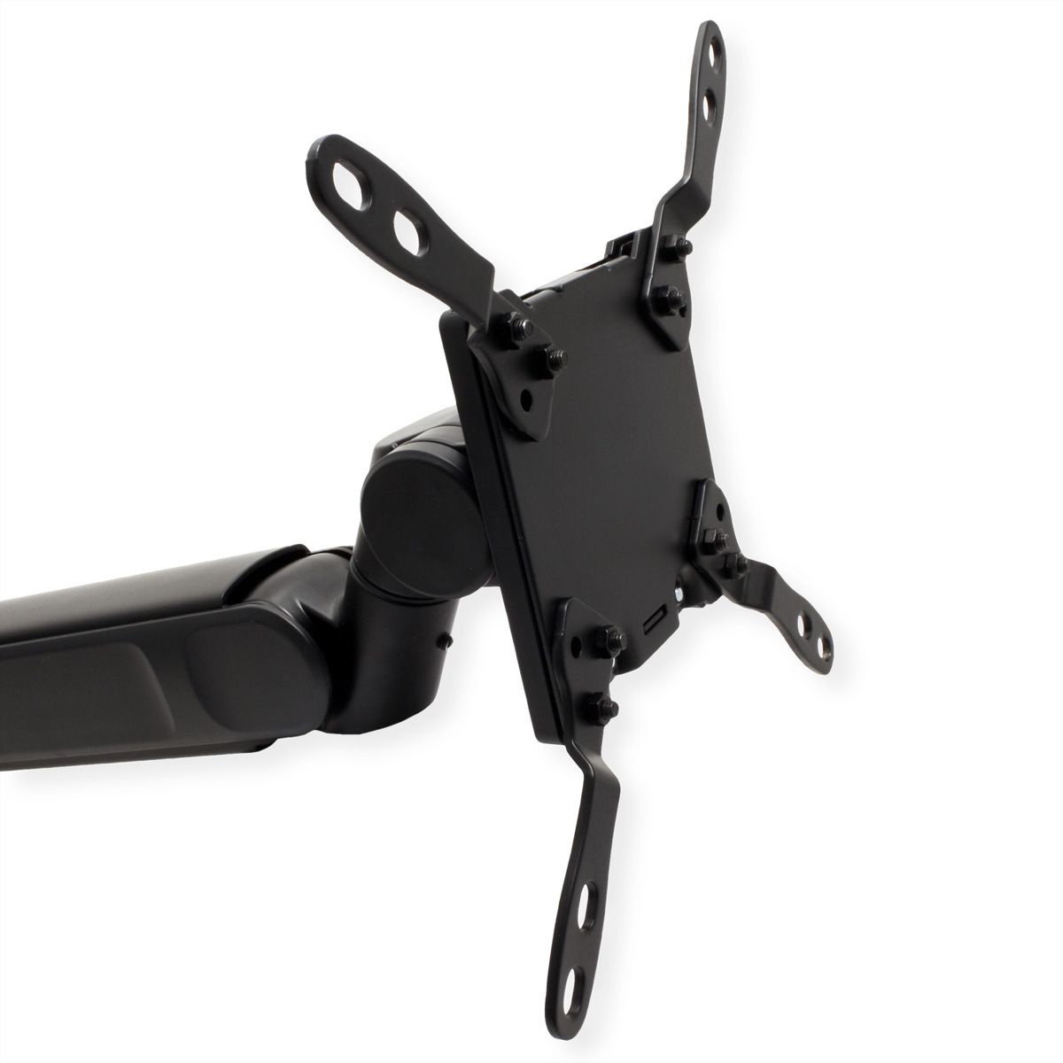 ROLINE Support LCD lourd, montage sur bureau, 4 articulations, jusqu'à 22/27 kg, noir