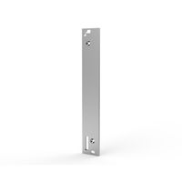 SCHROFF Plug-In Units Face avant, non blindée, pour poignée forme 1, 3 U, 4 CV, 2,5 mm, alu, anodisé frontal, conducteur arrière