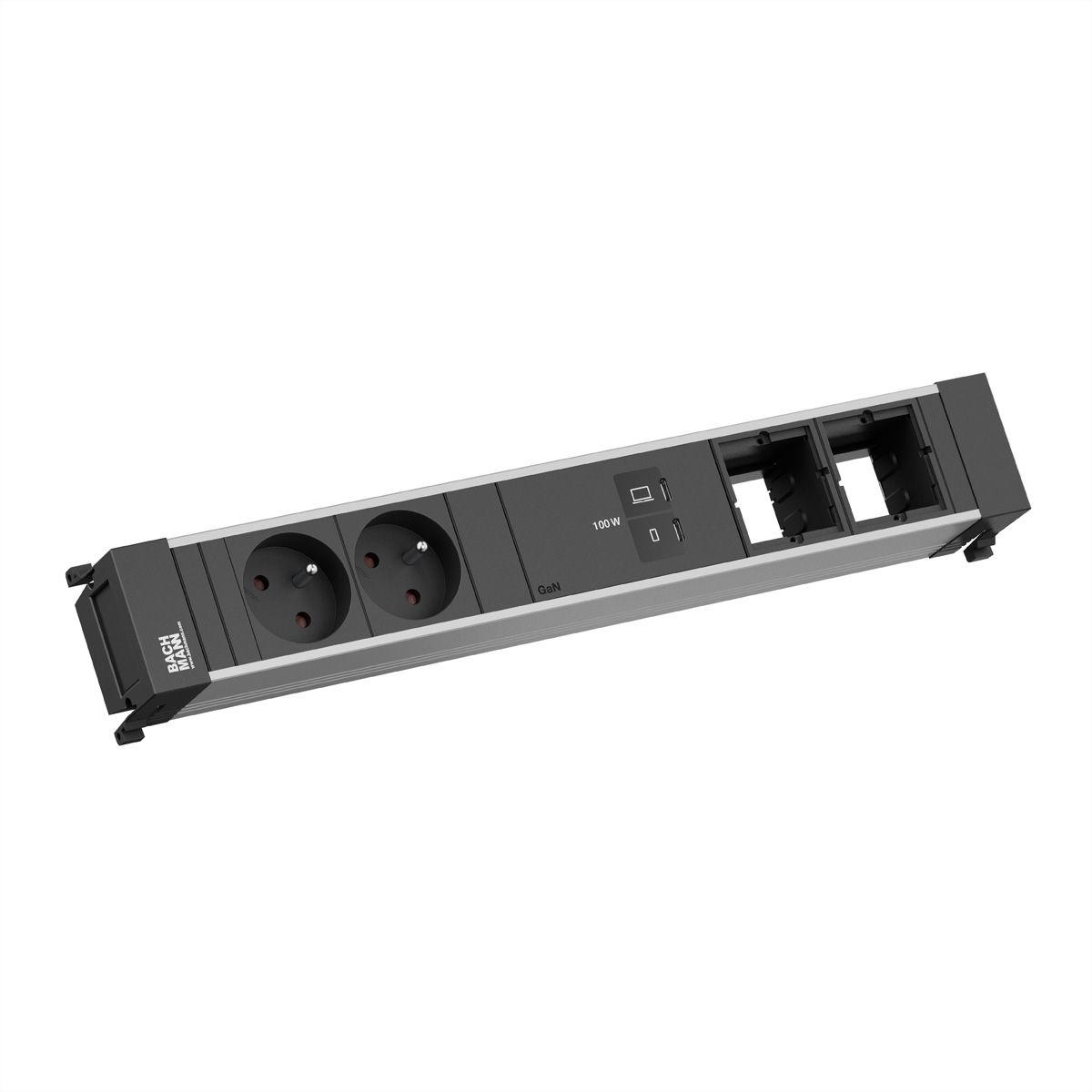 BACHMANN POWER FRAME 2xUTE, 1xUSB C/C 100W 2xCM L=0,2m