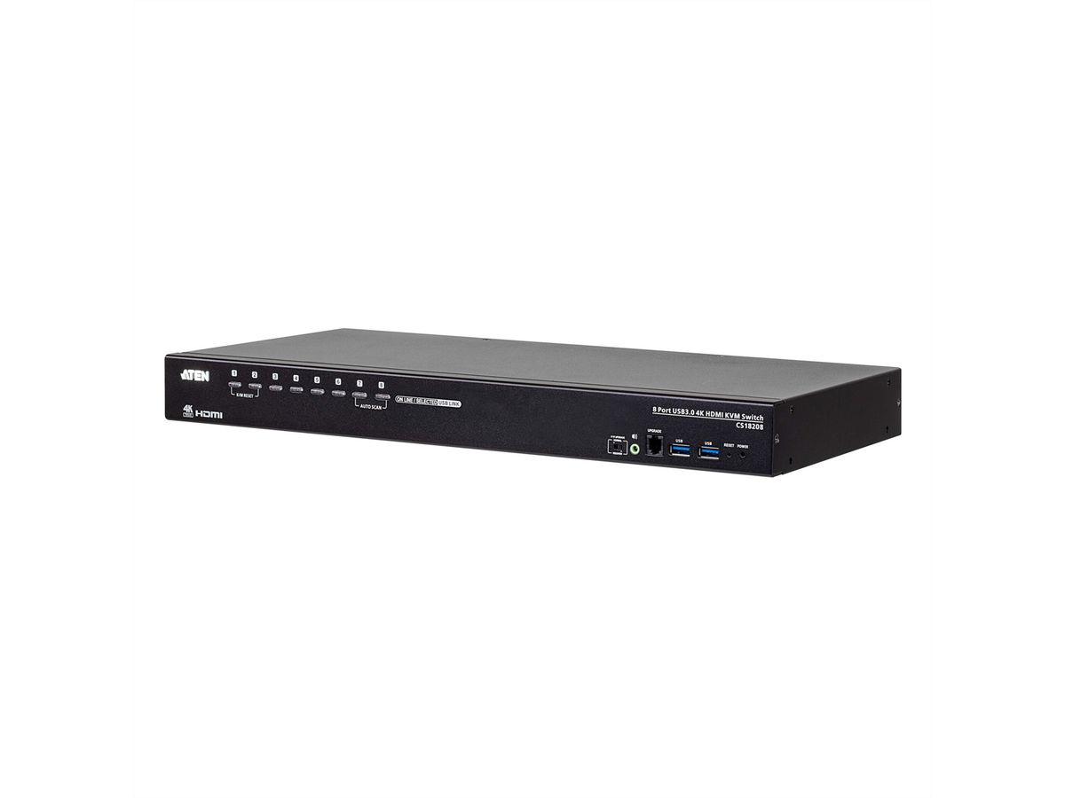 ATEN CS18208 Commutateur KVM USB 3.0 4K HDMI à 8 ports