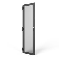 SCHROFF Porte 2000H 600L verre IP20 fermeture 1 point RAL7021