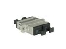 TELEGÄRTNER Coupleur SC Duplex, Singlemode et Multimode, Manchon en céramique, boîtier en métal, gris