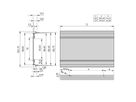 SCHROFF Flanc extrudé pour cassette S 3U 167P