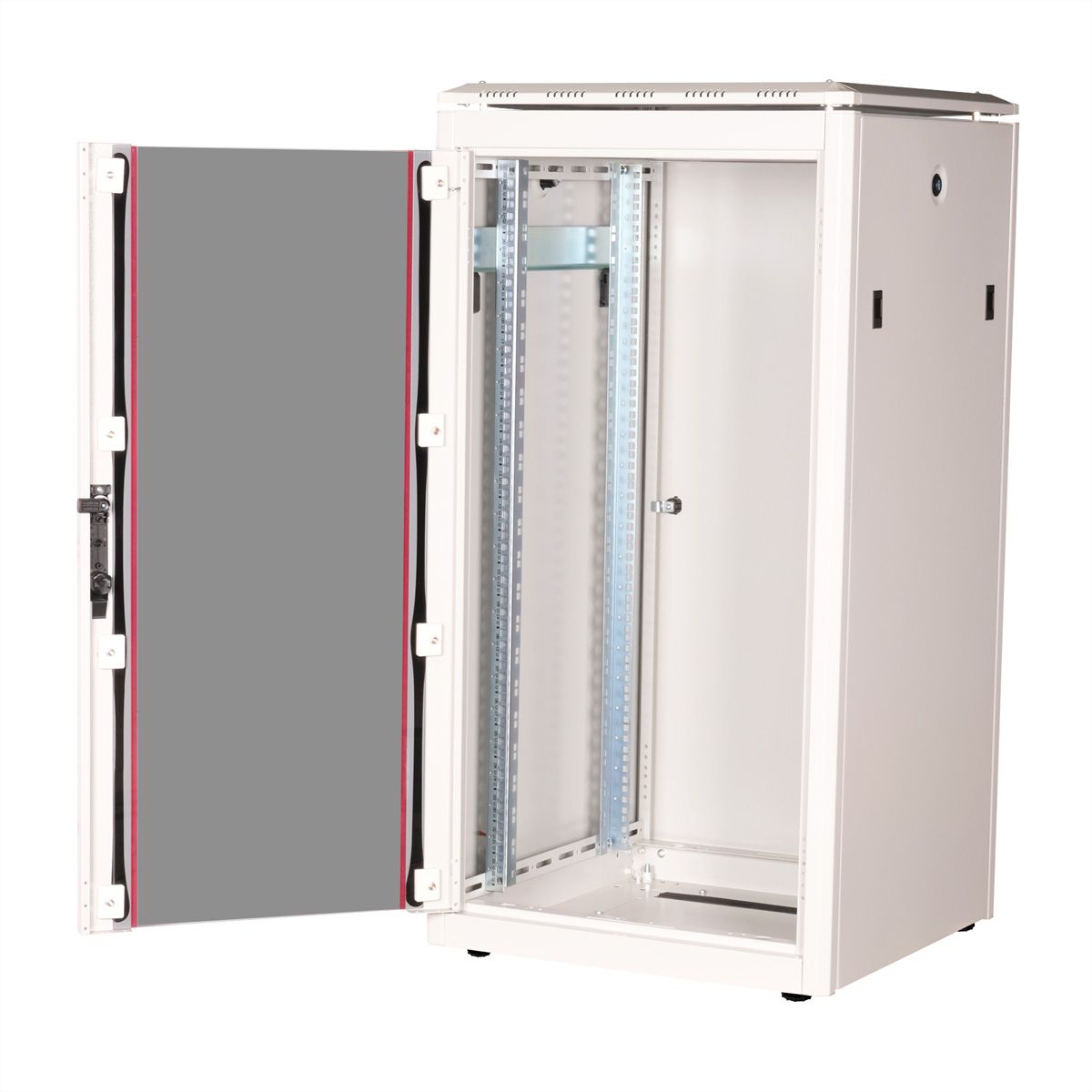 ROLINE 19" Baie réseau Pro 22U, 600x600 LxP Porte verre gris