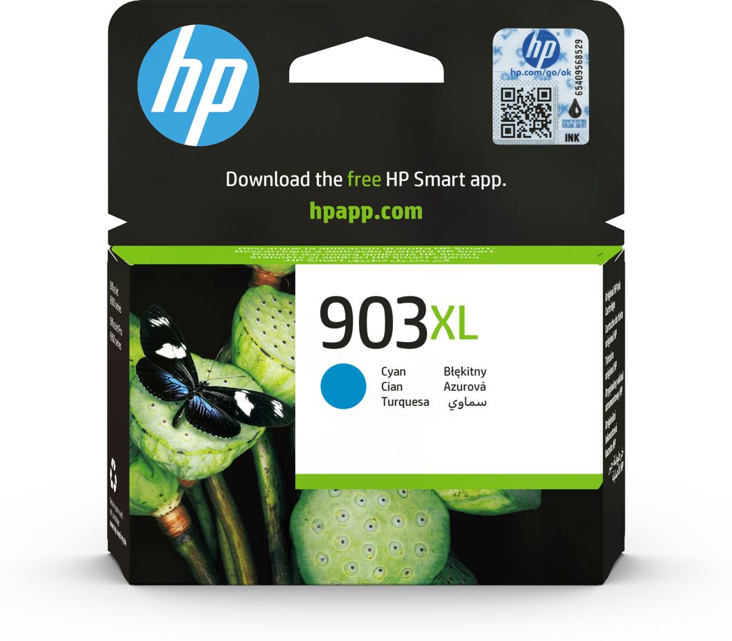 HP 903XL Cartouche d’encre cyan grande capacité authentique