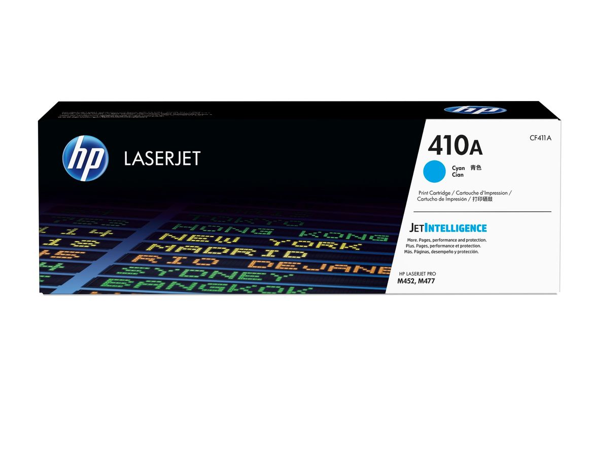 HP 410A toner LaserJet cyan authentique