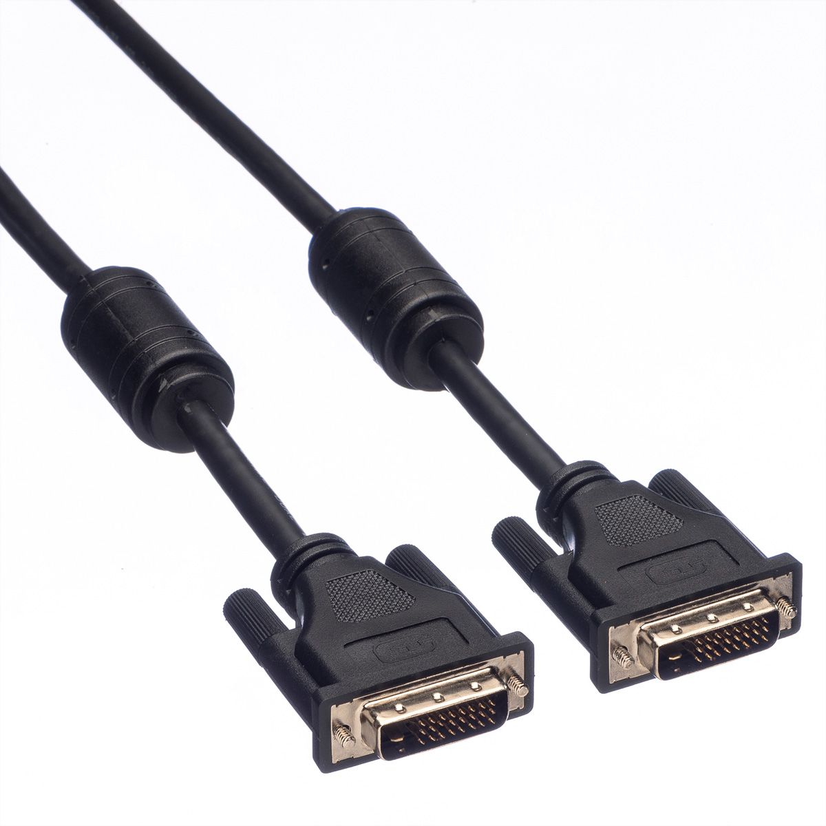 ROLINE Câble DVI pour écran, M-M, (24+1) dual link, 1 m