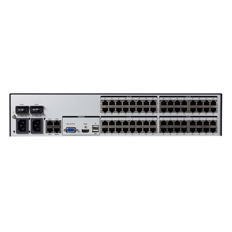 ATEN KN4064VB Commutateur KVM sur IP 64 ports Cat.5 Multi-Interface, 1 local/4 distant
