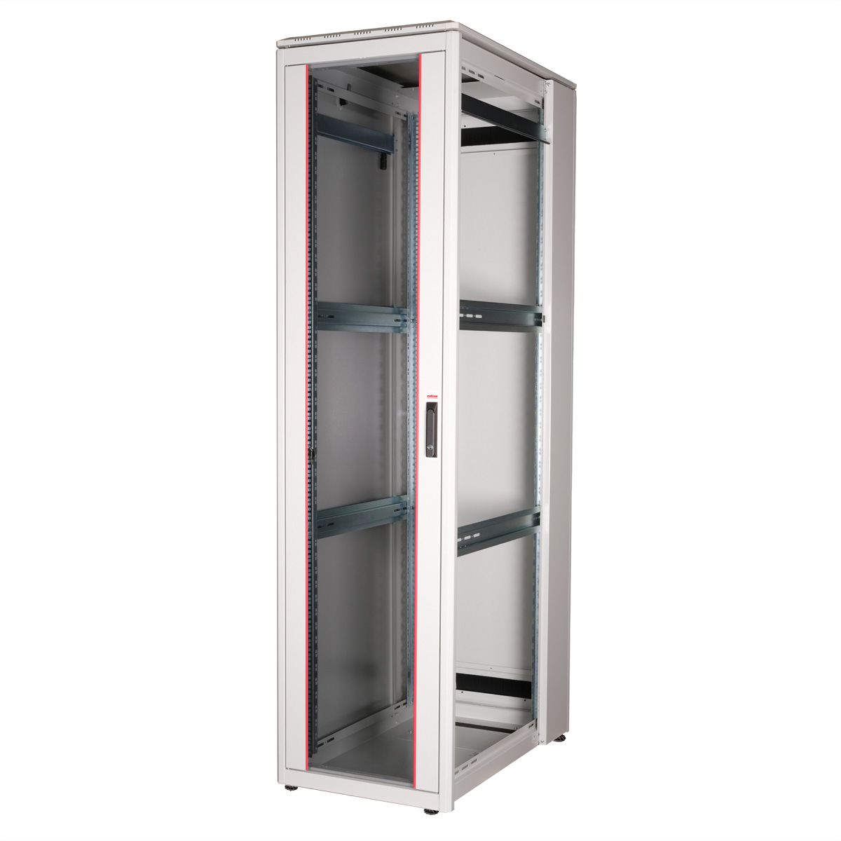 ROLINE 19" Baie réseau Pro 47U, 600x1000 LxP Porte verre gris