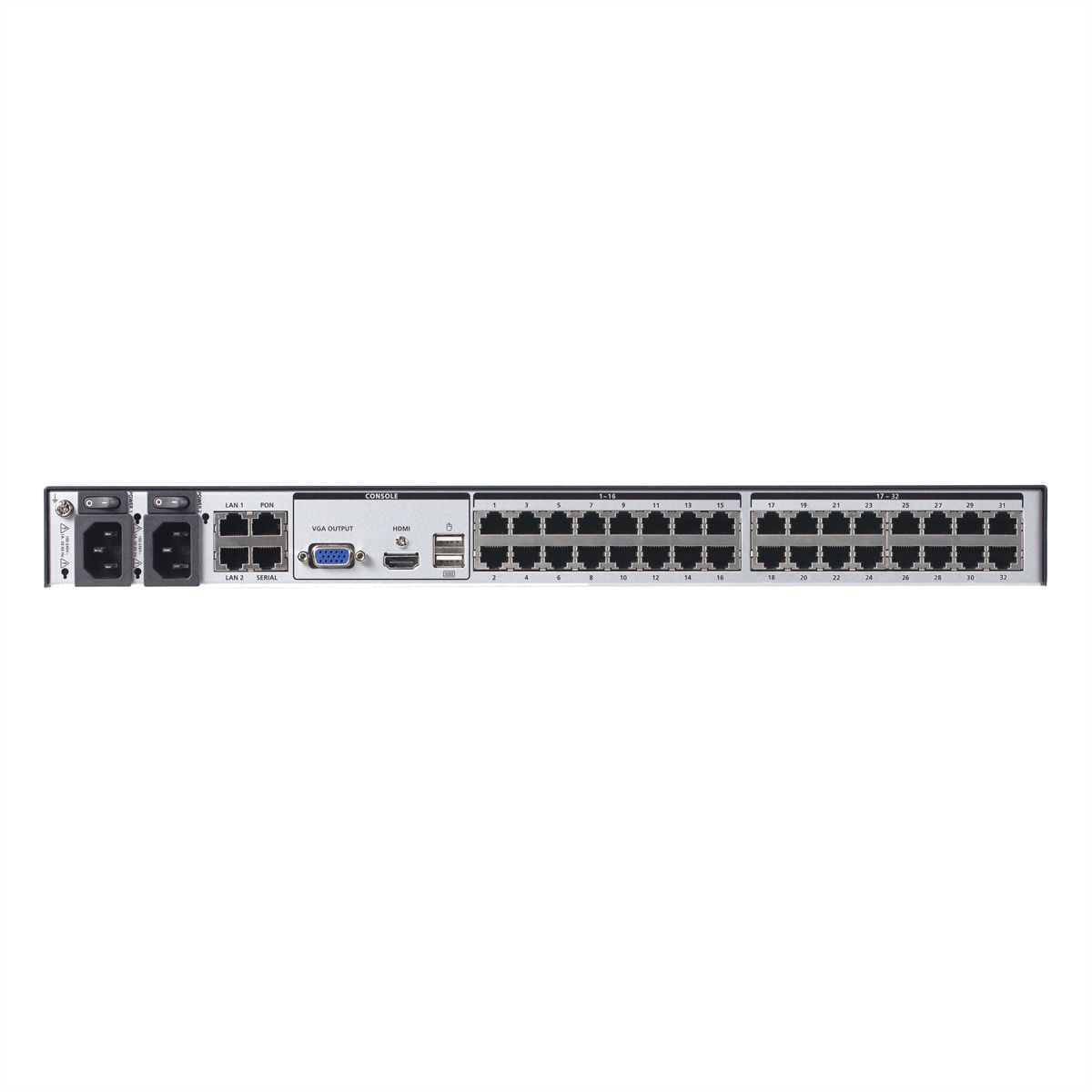 ATEN KN4032VB Commutateur KVM sur IP 32 ports Cat.5 Multi-Interface, 1 local/4 distant