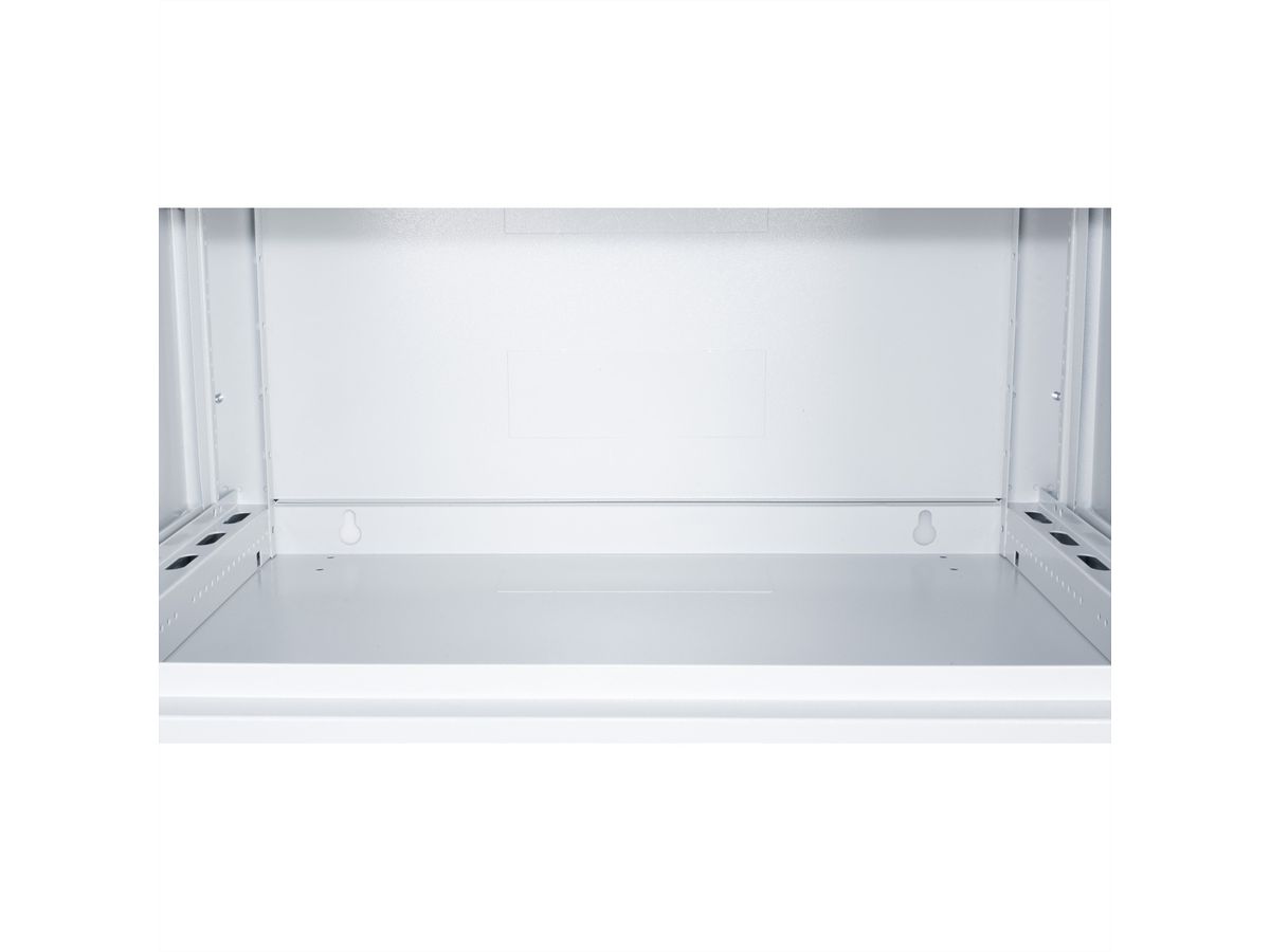 ROLINE 19" Boîtier mural Basic Plus 6U, 600x450 LxP gris