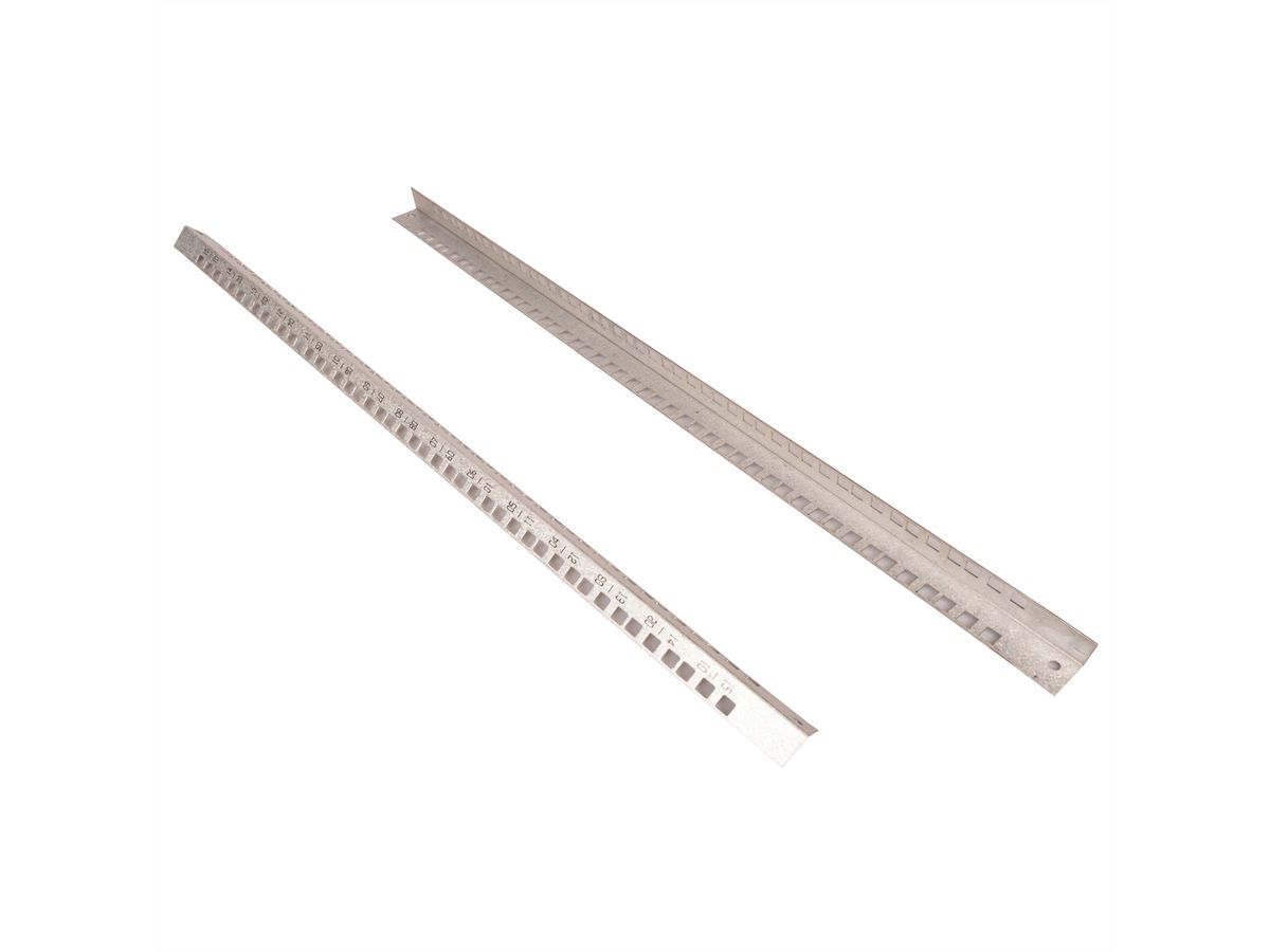 ROLINE 19" Kit de rails profilés ROLINE 9 U, pour boîtier mural Basic