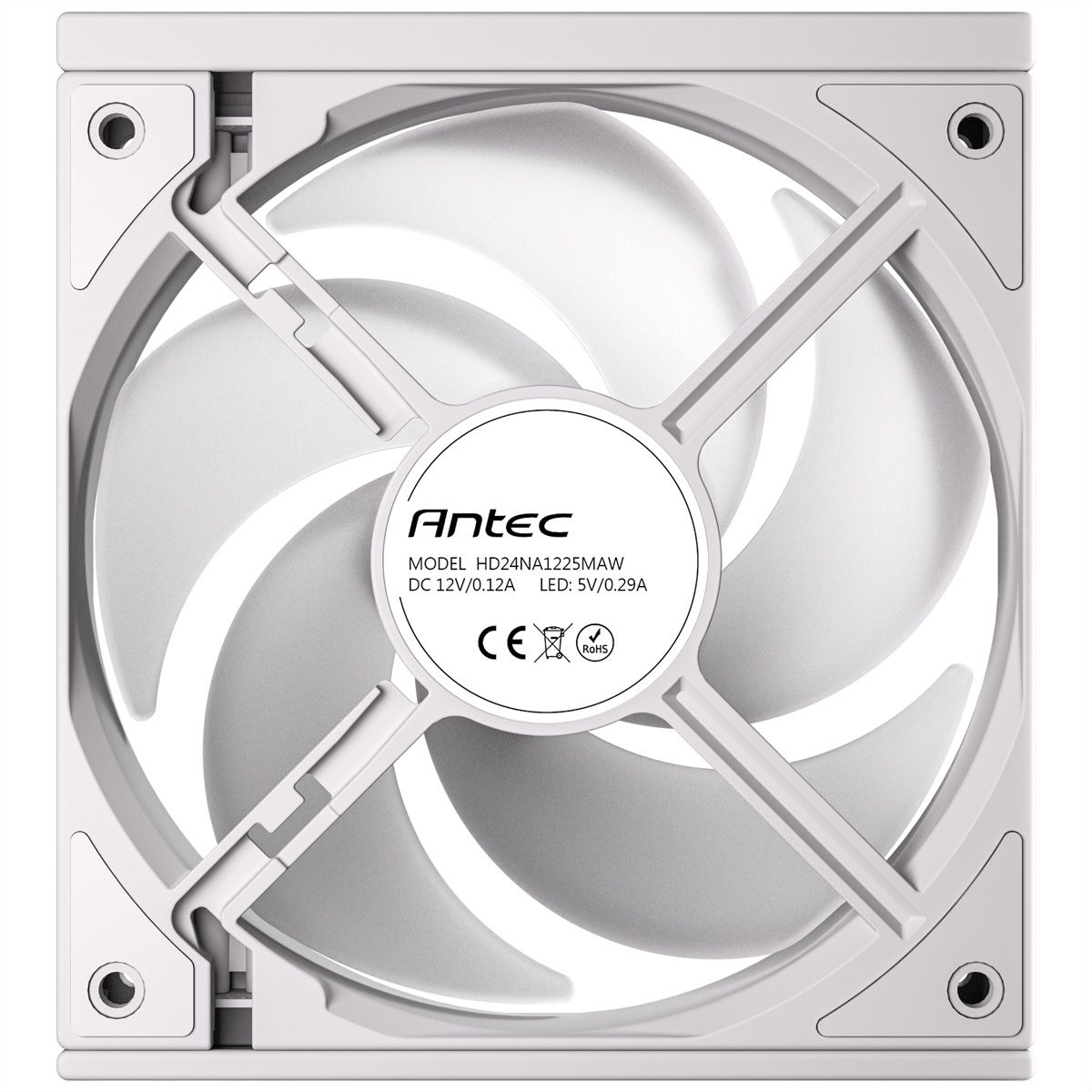 ANTEC C120R ARGB White Ventilateur de boîtier PC, pack de 3, blanc