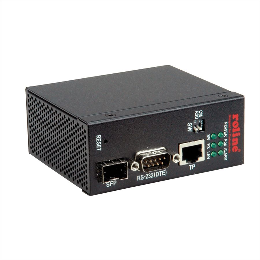 ROLINE Convertisseur industriel Ethernet - sériel RS-232