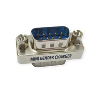 VALUE Mini changeur de genre 9 pôles mâle / mâle