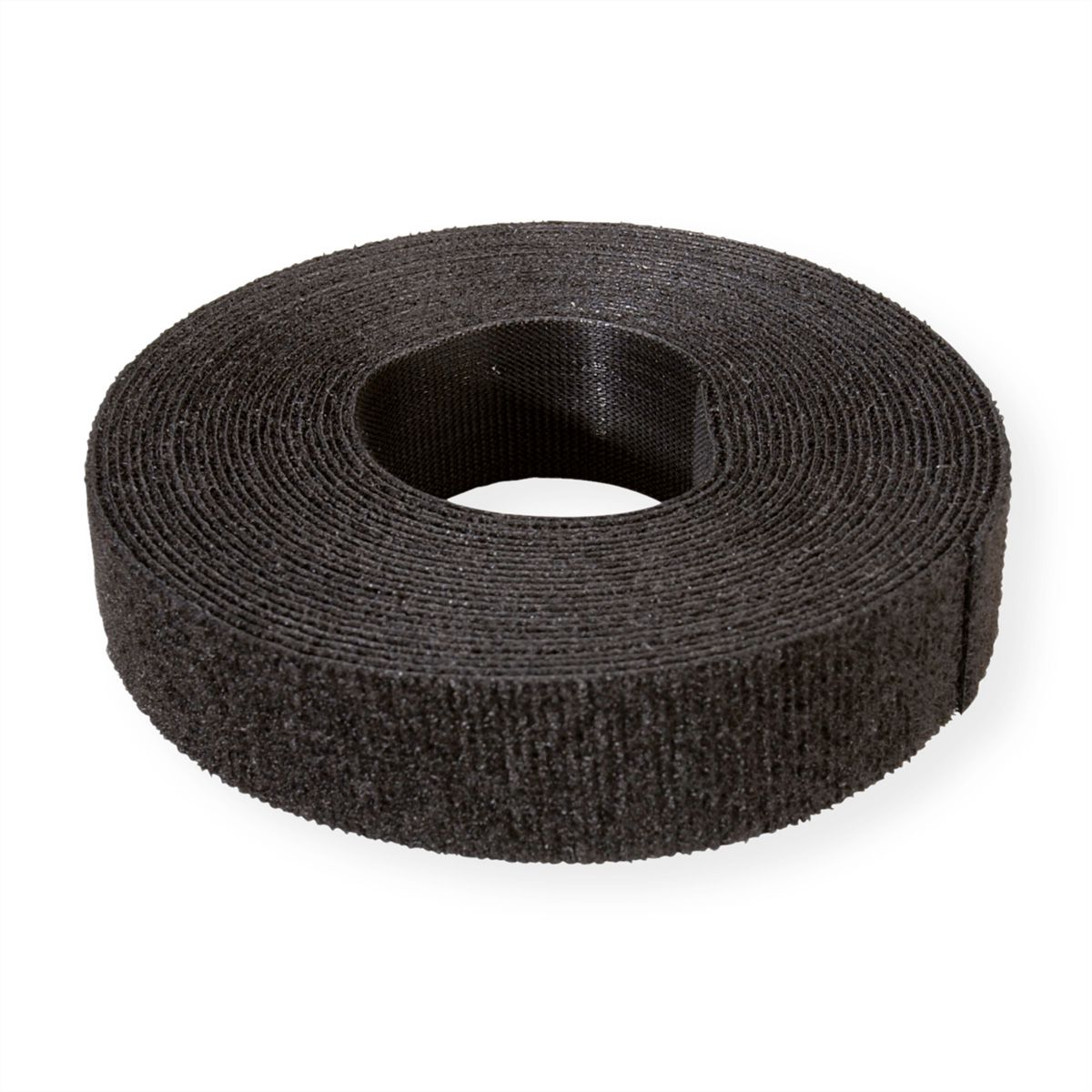 Le Rouleau de ruban Velcro Fixation Adhésive Noir