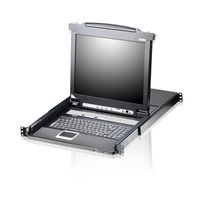 ATEN CL5708N Commutateur KVM VGA LCD 48cm PS/2-USB 8 ports , FR-Layout