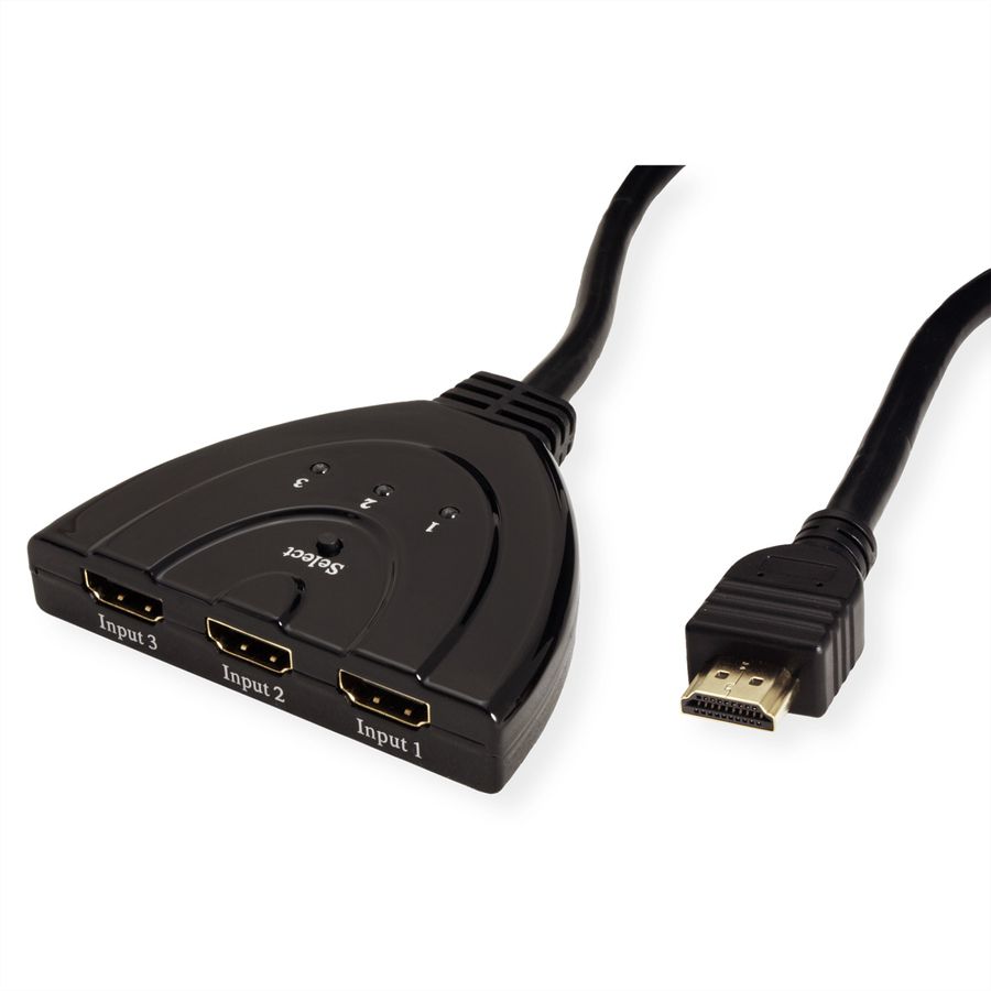 VALUE Switch HDMI, 3 PCs - 1 écran